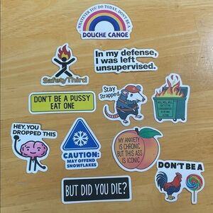 💝Colorful Sticker Pack with Humorous Designs